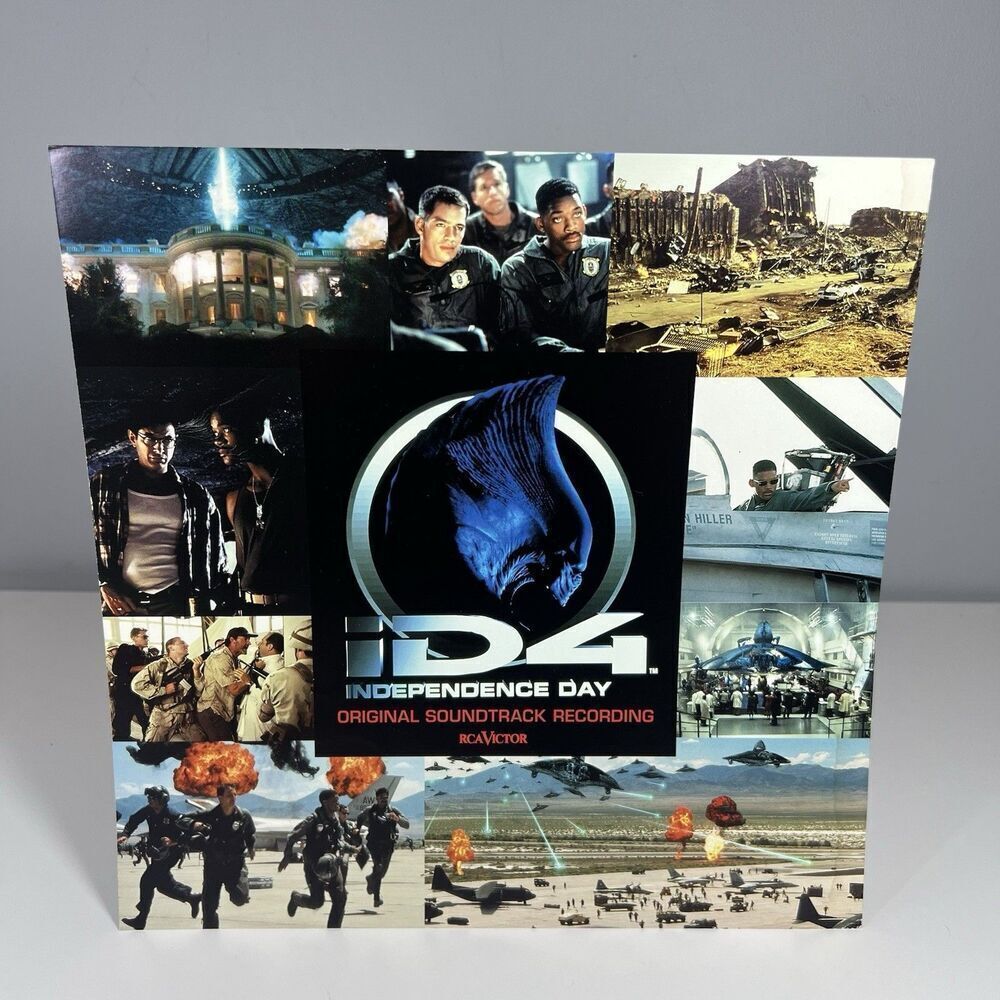 Independence Day Original Soundtrack Rare 12 x 12 Album Poster Flat 96
